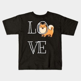 Minimal puppy Kids T-Shirt